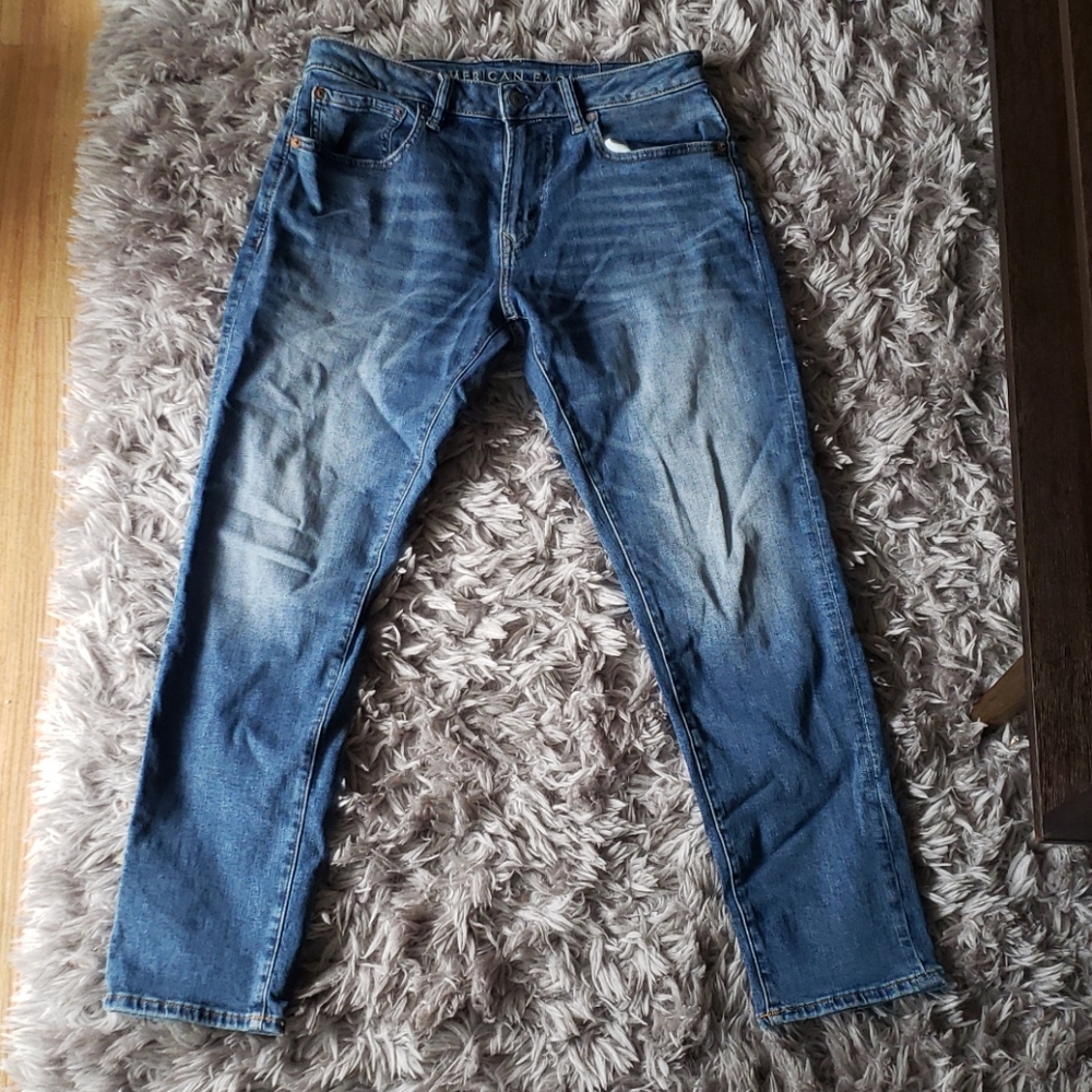 Medium blue skinny jeans